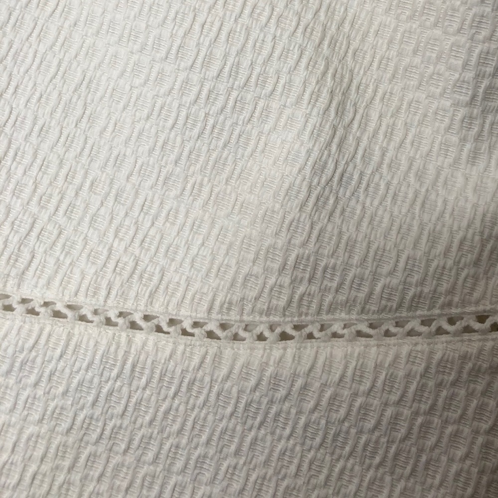 Banana Republic white jacquard skirt NWOT 0 - Picture 8 of 8